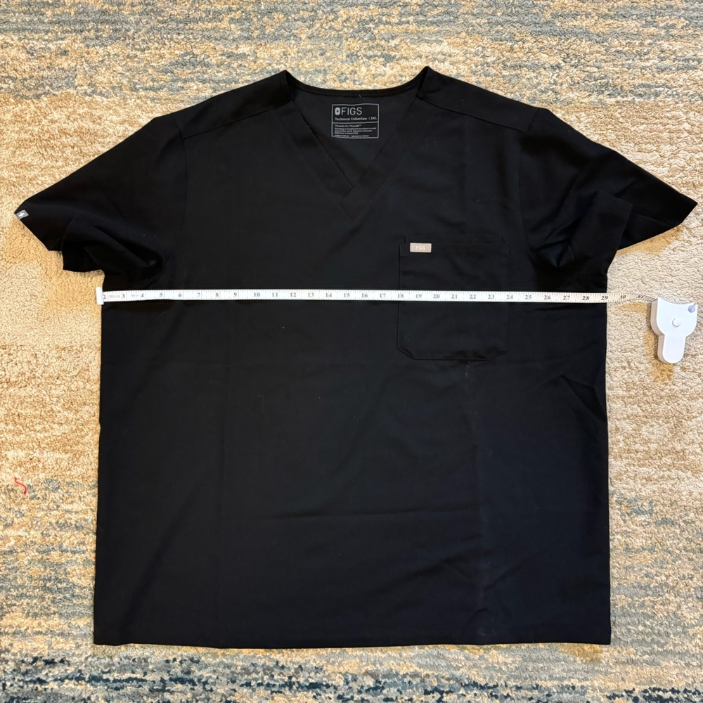 FIGS Technical Collection Mens Scrubs Top XXXL & Bottom XXL Set Black - Picture 5 of 16